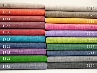 Beschichtete Baumwolle mit uni melange 50 x 140 cm Oeko-Tex - Bild 1 von 4