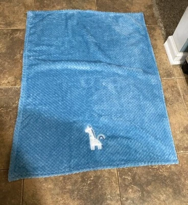 Green BABY BLANKET PLUSH - DUCK DUCK GOOSE Unisex 30x40 In. Pink,Yellow Flowers - Image 1 of 4