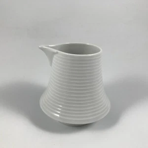 BLOCK "CONCENTRIC WHITE" CREAMER - Modern Design, Embossed Rings Portugal - Picture 1 of 6