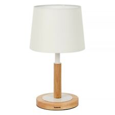 LED Nachttischlampe Dimmbar aus Holz, Moderne Stil Tischlampe Schreibtischlampe