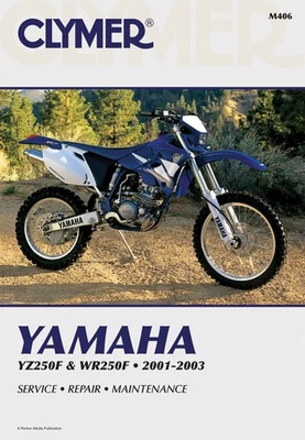 Yamaha YZ250F WR250F 2001-2003 Clymer shop service repair Haynes manual - Image 1 of 3
