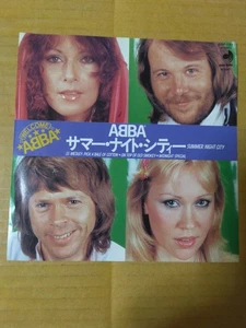 Japanese press 7inch!!! ABBA SUMMER NIGHT CITY - Picture 1 of 8