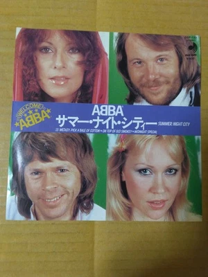 Japanese press 7inch!!!   ABBA   SUMMER NIGHT CITY - Image 1 of 4
