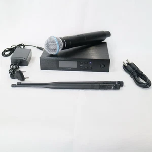 Professional Wireless Microphone System QLXD Beta58 Handheld 100 Channel UHF - Picture 1 of 5