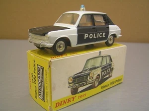 Dinky Toys 1450 Simca 1100 Police Car made in Spain 1/43 scale NMIB+ - Picture 1 of 12