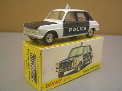 Dinky Toys 1450 Simca 1100 Police Car made in Spain 1/43 scale NMIB+ - Image 1 of 4