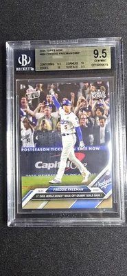 2024 Topps Now #866 Freddie Freeman BGS 9.5 0018899619 - Image 1 of 2