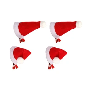 2 Pairs Christmas Hat Hairpin Child Children's Hairpins Clips Kid - Picture 1 of 11