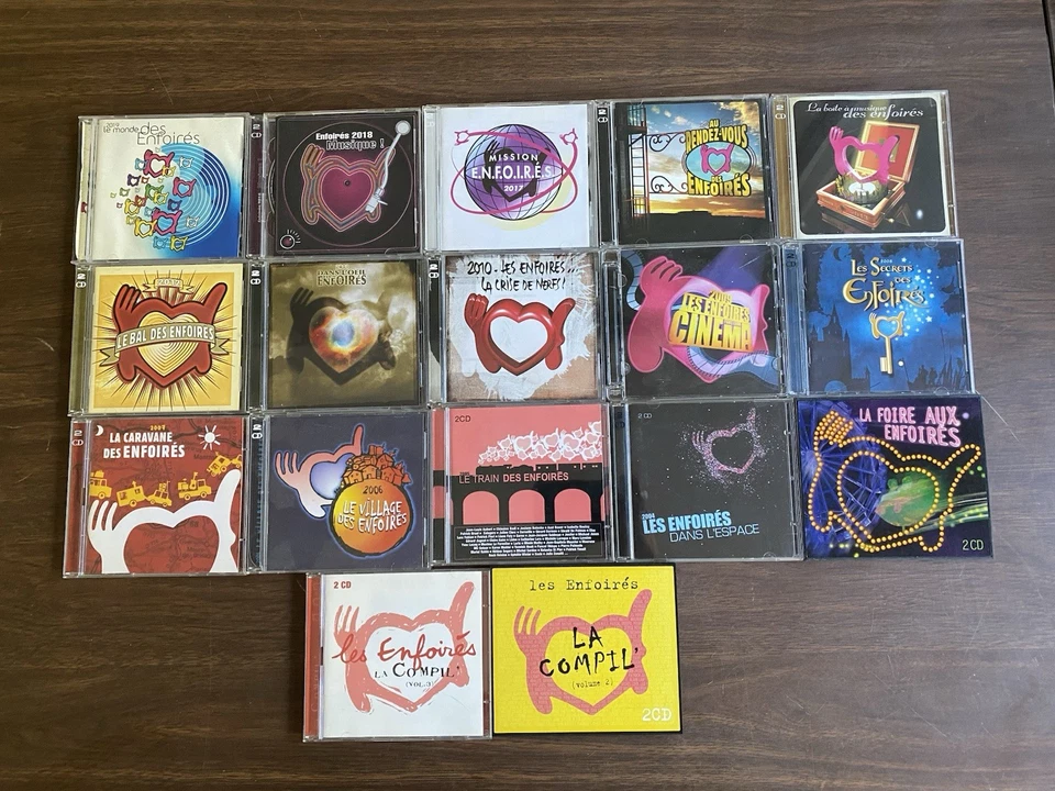Lot de 17 CD Les Enfoirés - Image 1 of 4