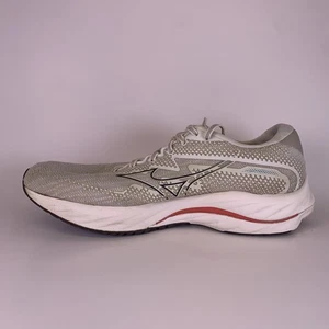 Mizuno Men Wave Rider 27 411415.0DGR White Running Shoes Sneakers Size 11.5 - Picture 1 of 12