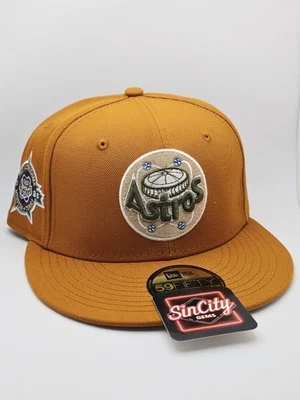 New Era Houston Astros Fall Color Pack 59FIFTY Fitted Hat Cap Sz 7 1/8 - Image 1 of 4