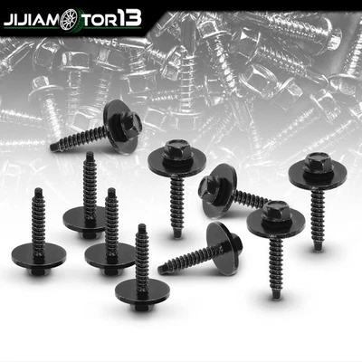 10*(1 juego) pernos de revestimiento de guardabarros aptos para GMC Chevrolet Torx 2008-2021 tornillo de cabeza panorámica Foto 1 de 4