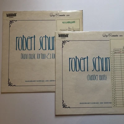 Robert Schuman, Piano Music & Chamber Works, 2x Vinyl LP, Oryx 1835/6, VG/VG - Image 1 of 4