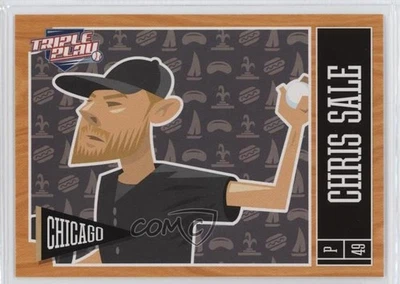 2013 Panini Triple Play Chris Sale #17 - Image 1 of 2
