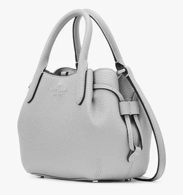 Bolso Bandolera Kate Spade Dumpling Bolso de Cuero Gris KI859 $329 Precio de venta sugerido por el fabricante F Foto 1 de 4