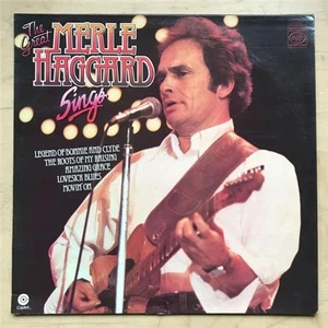MERLE HAGGARD THE GREAT MERLE HAGGARD SINGS LP 1970'S/80'S COMPILATION UK - Picture 1 of 2