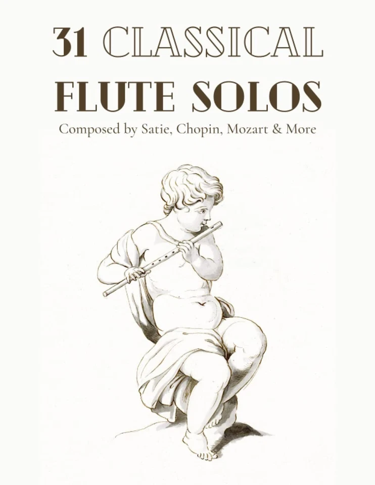 31 Classical Flute Solos - Satie, Chopin, Mozart, Vivaldi, Mendelssohn - Image 1 of 3
