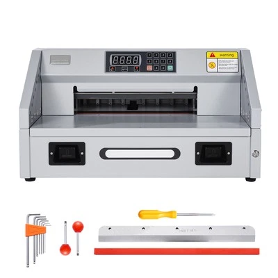 Cortadora de Papel Eléctrica Uimoso 300W Guillotina Cortadora Máquina Cortadora con Ruedas Foto 1 de 4