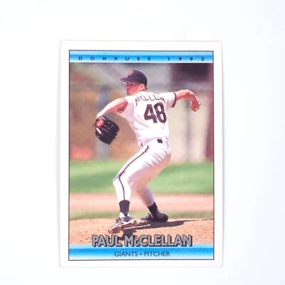 1992 Donruss - #700 Paul McClellan - Image 1 of 2
