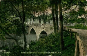 Postal Stone Bridge Ashuelot Keene New Hampshire NH - Imagen 1 de 2