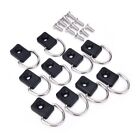 10 Pack Nylon Canoe Sailing Boat D Ring Fitting for Outfitting Equipment