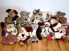 ┥ Vintage BOYDS BEARS - Collection Lot de 15