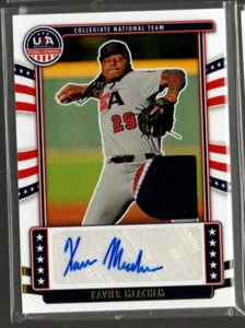 2024 USA Stars Stripes College National Team Sign Mat Xavier Meachem Auto /25 - Picture 1 of 1