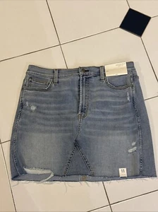 Arizona Women's Jean Skirt Light Blue Size 11 NWT - Picture 1 of 12