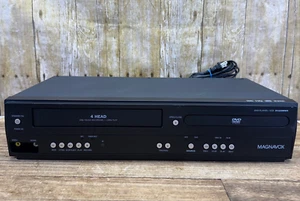 Magnavox DV220MW9 *Sin control remoto* 4 cabezales VCR DVD Combo reproductor funcionando probado - Imagen 1 de 16