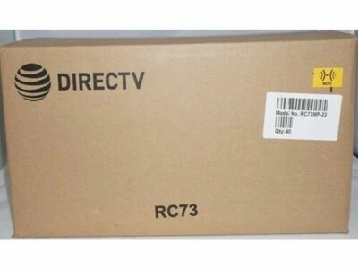 Lot of 40 Brand New DirectTV RC73 IR/RF Universal Remote Genie Guide 1 Case OEM - Image 1 of 4