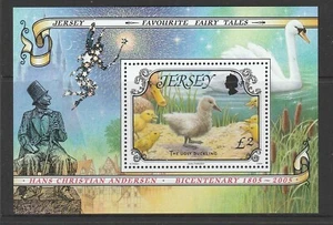 UK - JERSEY 2005 "The UGLY DUCKLING" Fairy Tales 2 Pounds Minisheet , Block MNH - Picture 1 of 1