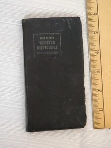 1957 Vest Pocket Webster Self Pronouncing Dictionary - Picture 1 of 5