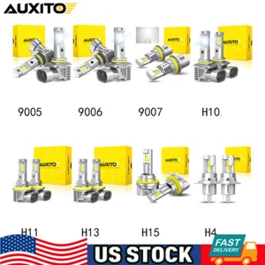 LED Headlight Bulbs High/Low Beam/Fog Light H11 9005 9006 H4 H13 9007 H10 H15 - Picture 1 of 42