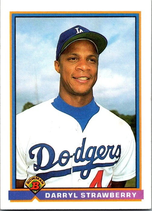 1991 Bowman Baseball #609 Darryl Strawberry - Image 1 of 1