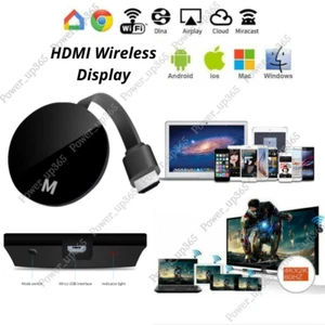 Wifi Wireless HDMI Mirror Screen Display Adapter Miracast Dongle For HD 1080P TV - Picture 1 of 9