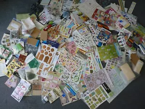 Huge Lot Sticker & Scrapbooking Embellishments (200+) Craft Room De-Stash! 11lbs - Picture 1 of 8