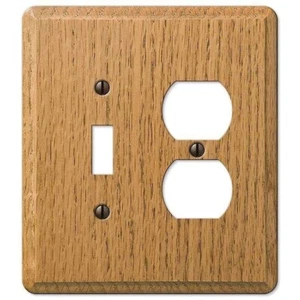 angelo Genuine oak electrical plate 74630 - Picture 1 of 1