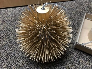 Varaluz Urchin 1 Light Mini Pendant, Gold - 169M01GO - Picture 1 of 4