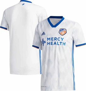 Adidas Authentic 2021 MLS Cincinnati AeroReady Away Jersey White EH8670 XL $130 - Picture 1 of 3