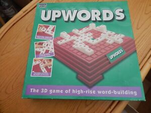 Parker Vintage Upwords Board Game 1994 Word Tiles Strategy Complete