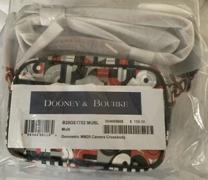 NEW! Dooney & Bourke Disney Mickey Mouse Geometric Camera Crossbody Bag Purse - Picture 1 of 6