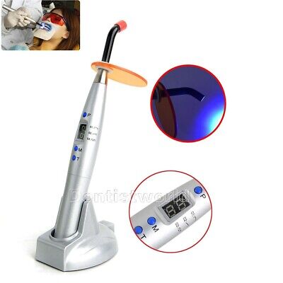 Dental 5W Wireless Cordless LED Curing Light Cure Lamp 1200mw/c㎡ Silver Color • 27.99€