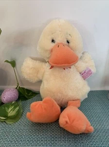 RUSS 2019 Plush Yellow Duck WADE 16" NICE! Orange bill- Machine washable EUC - Picture 1 of 7