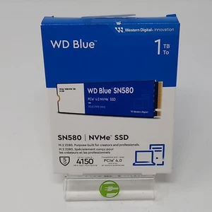 Disque SSD Western Digital Blue WD M.2 SN580 1 To neuf - Photo 1/2