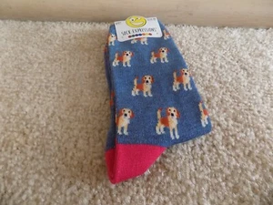 Sock Expressions Dogs Crew Socks NWT - Picture 1 of 1