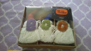 New Halloween 3 Friendly Ghosts Decor BOO - Picture 1 of 6