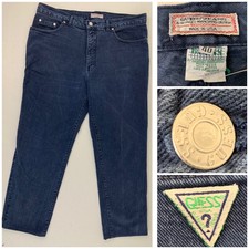 Vintage Guess Mens Jeans Georges Marciano Size 40 Blue MADE IN USA Very Good Con