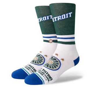 Stance Erwachsene weiße Crew NBA Detroit Pistons City Edition 2023 Socken Gr. L 9-13 - Bild 1 von 1