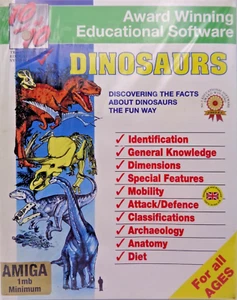 COMMODORE AMIGA -- DINOSAURS (TEN OUT OF TEN) - Picture 1 of 8