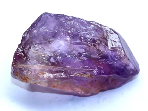 216.35 Ct Natural Bolivia Purple Yellow Ametrine Facet specimen Rough Certified - Picture 1 of 7